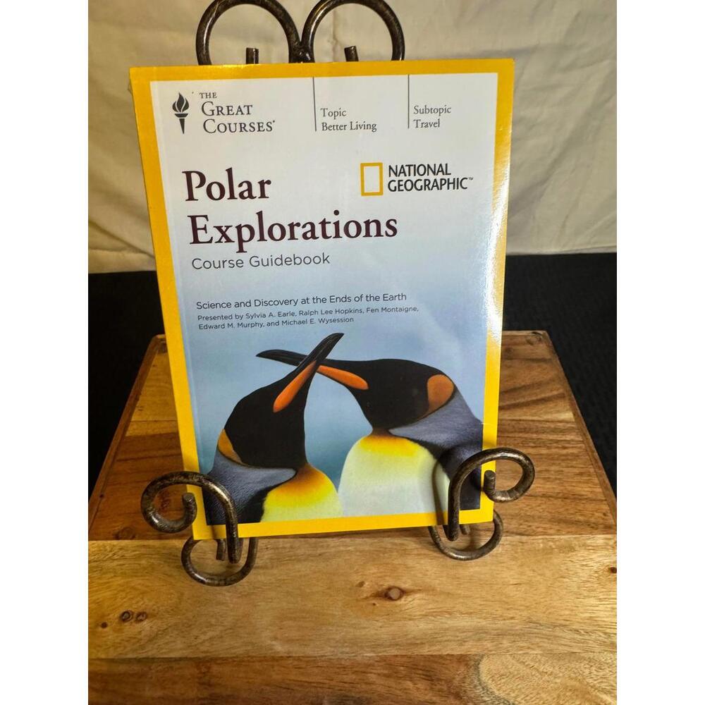 Great Courses- Polar Exploration 2015 4 DVD & Guidebook Brand New & Sealed